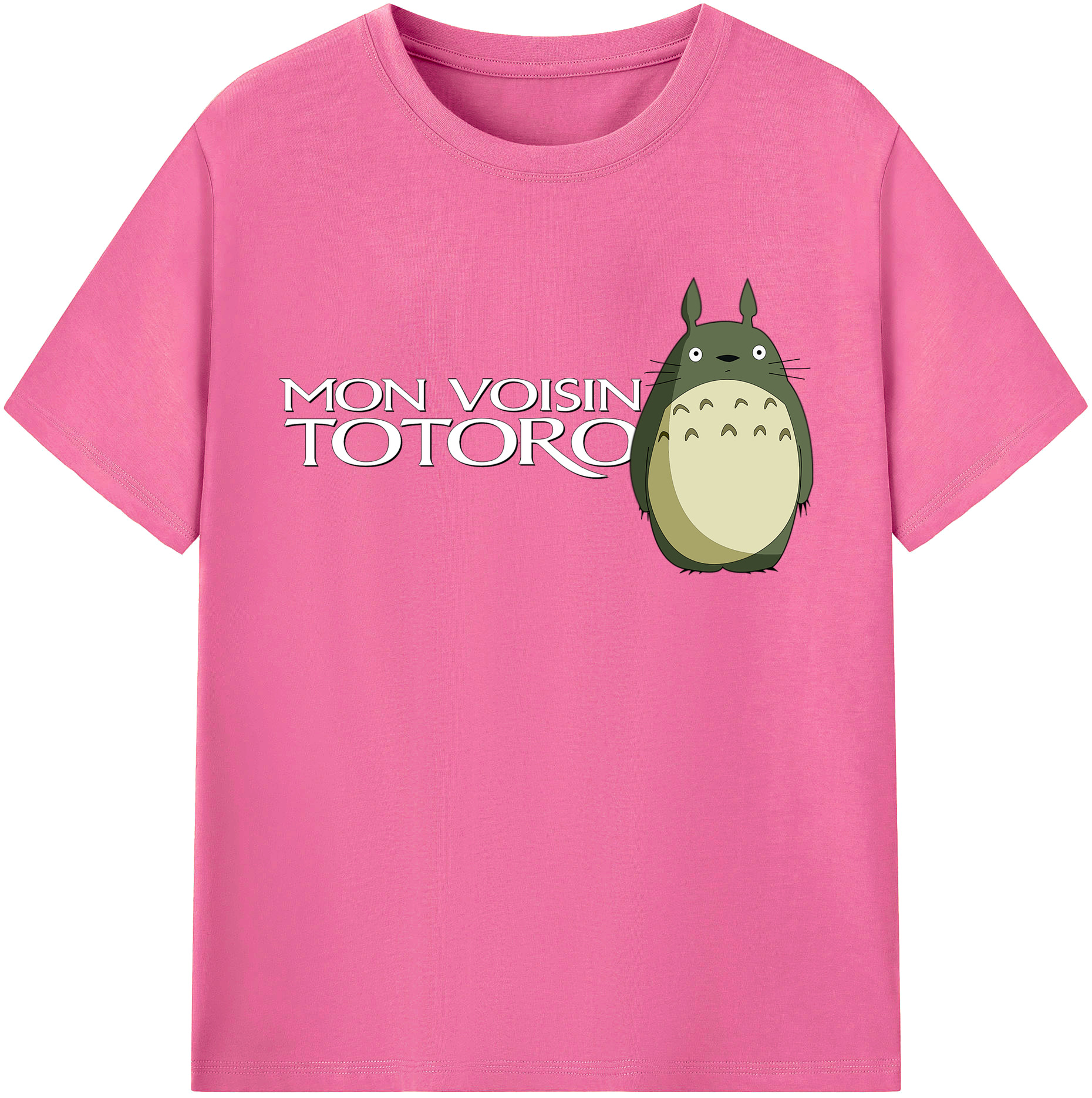 （画像用） となりのトトロ 草壁メイ 草壁サツキ My Neighbor Totoro Satsuki Kusakabe Mei Kusakabe レディースカジュアルプリントTシャツ（綿100％）